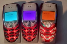 Rare Vintage Custom Nokia 8310 Orange Only Left Display.Unlocked 