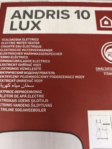 Ariston andris lux 10l water - lux,