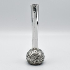 Vintage Solid Silver Bud Vase