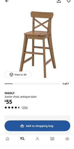 Ikea ingolf junior chair - ikea,