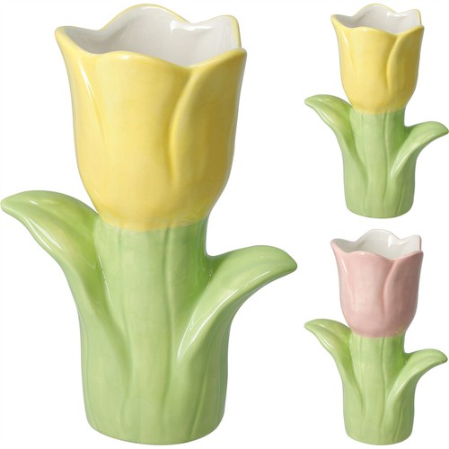 Tulip shaped vase 20cm - tulip,