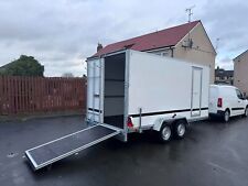 BRAND NEW 400cm x 200cm x 190cm TWIN AXLE BOX TRAILER WITH DUO DOORS 2700KG