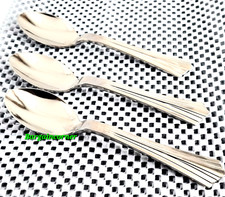 Tea Coffee Spoons Reusable Desert Spoon Silver Disposable Plastic Spoon 14cm