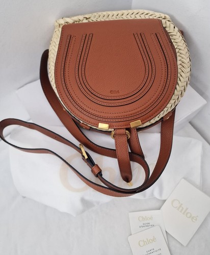 Chloé marcie brown leather - chloé,