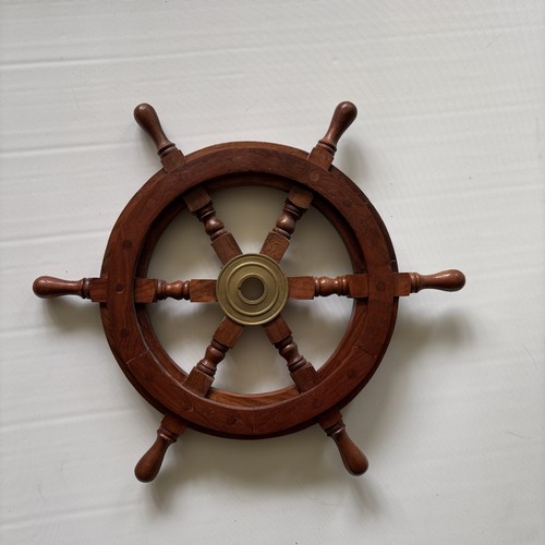 Inch wooden ship - wooden, wheel