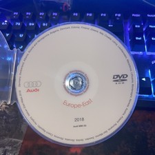 Audi MMI 2G HIGH SAT NAV Map Update DVD Disc (East Europe) A4/A5/A6/A8/Q7 EAST E