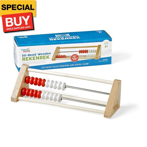 Bead wooden rekenrek - wooden,