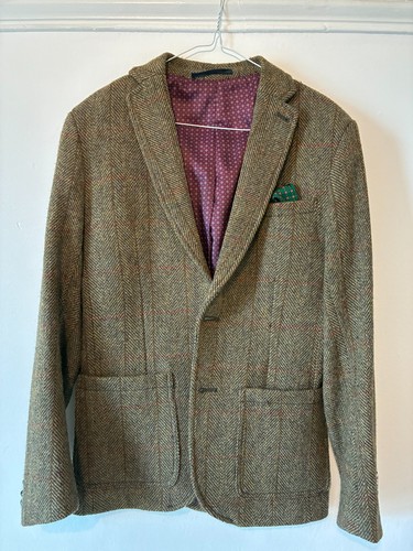 Harris tweed blazer jacket - harris,