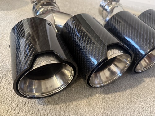 Dual car carbon fiber exhaust - dual,