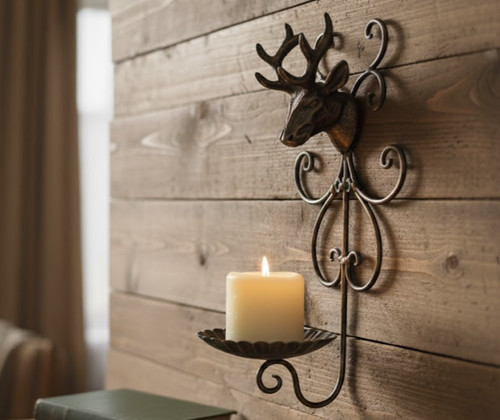 Stag candle holder - stag,