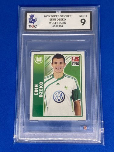 Edin dzeko 2009 topps fussball - dzeko,