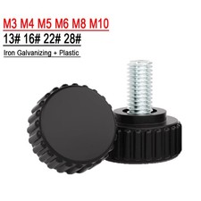 Black Plastic Round Head