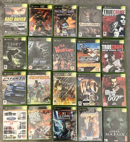 Xbox original x20 games - games, job