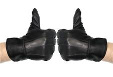 Mens Black Driving Leather