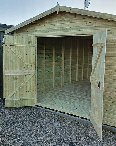 Wooden workshop tanalised shed - workshop,