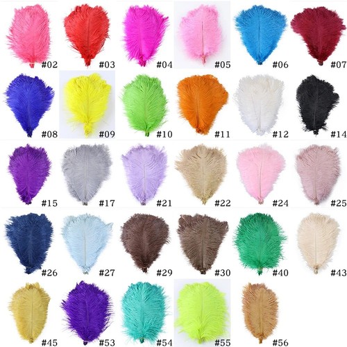 10pcs large ostrich feathers - 10pcs,