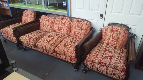 Vintage bergere mahogany - bergere, 3