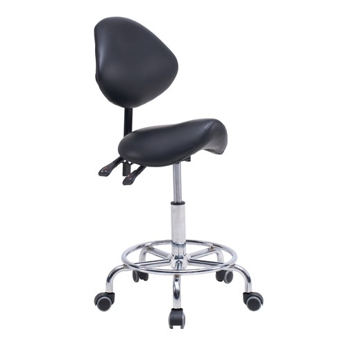 Saddle stool backrest swivel - stool,