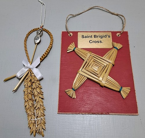 Brigid cross spiral - st, brigid's