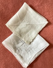 2 x Vintage Handkerchiefs