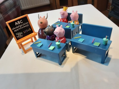 Peppa pig school with teacher - peppa,