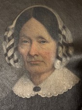 Antique Oil Painting Portrait