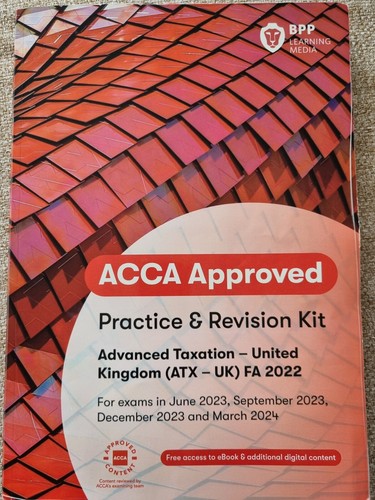 Acca advanced taxation - advanced, fa2022