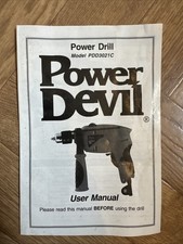 Power Devil Power Drill Model
