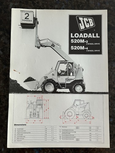 Jcb loadall 520m - loadall, leaflet