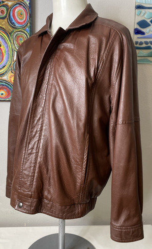 Vtg soft leather jacket - soft,