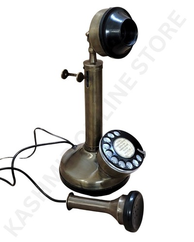Antique landline telephone - landline,