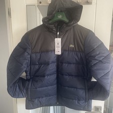 100% Lacoste Hooded   Quilted
