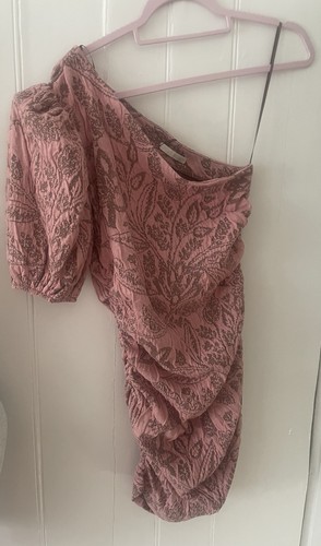 Zara ruched asymmetrical dress - zara,