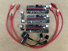 3X PCI-E Riser Card PCIe 1x to