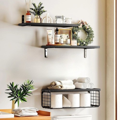 Rustic floating shelves - floating,