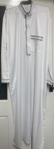 Mens white thobe - jubba, size
