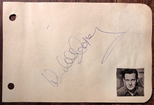 Wendell corey autographed - wendell,