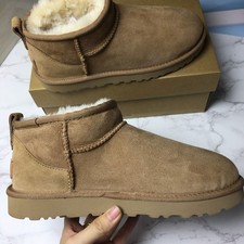 Ladies NEW UG Classic Ultra Mini Boot Shoes Women Chestnut Winter Warm Shoes 