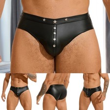 Imitation Leather Underwear