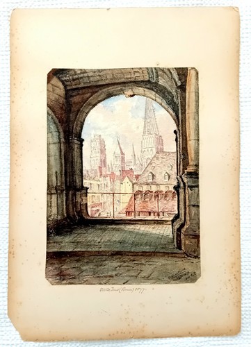 Antique watercolour vieille - antique,