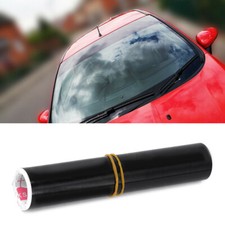 Matte Black Sun Strip 130x20cm Universal Windscreen Sunstrip Stickers UV Shade 