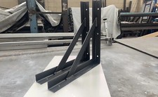 Metal Reinforced Angle Iron Mild Steel Rustic Bracket Heavy Duty UK MADE FREE PP