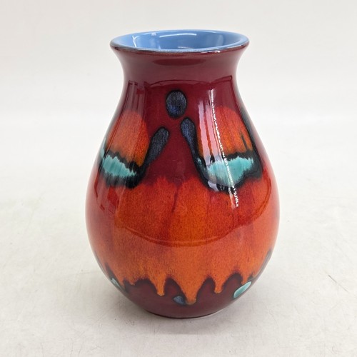 Poole pottery volcano vase - pottery,