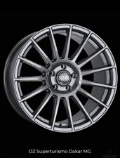 OZ RACING SUPERTURISMO DAKAR MATT GRAPHITE SILV LETTER WHEEL