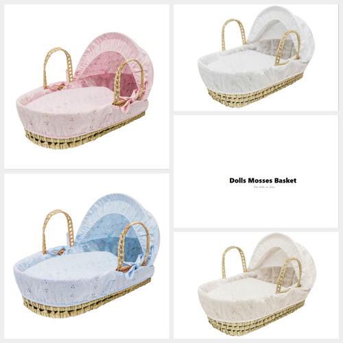 Beautiful dolls moses basket - moses,