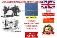 SINGER 132K SEIKO SK-2B BED