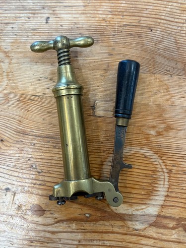 Antique brass gun smithing - antique,