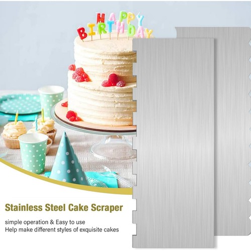 Cake decorating comb - decorating, stainless