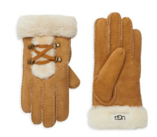 UGG LACED SHEEPSKIN CHESTNUT