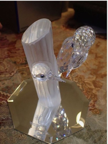 Swarovski crystal woodpeckers - swarovski,